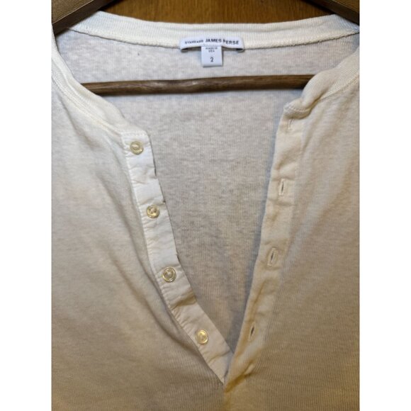 Standard James Perse T-Shirt Size 2 – Soft Cotton Classic Crewneck Premium Minim - Picture 7 of 7